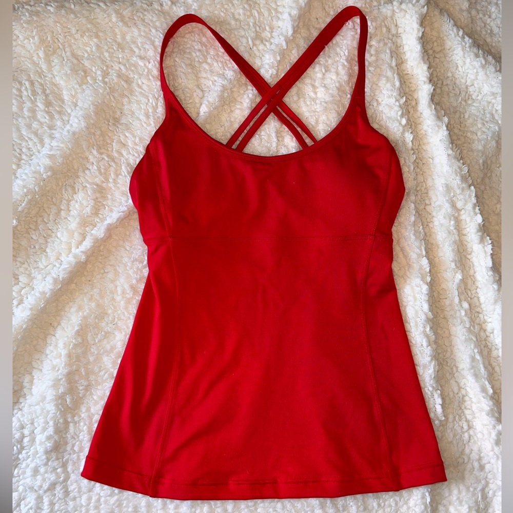 Alo Red Workout Tank